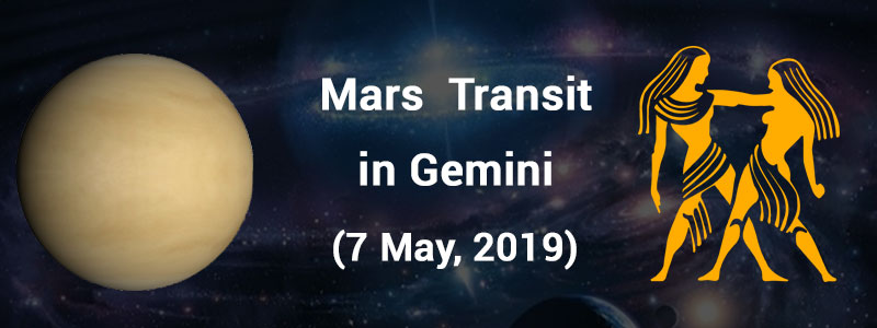 Mars Transit in Gemini
